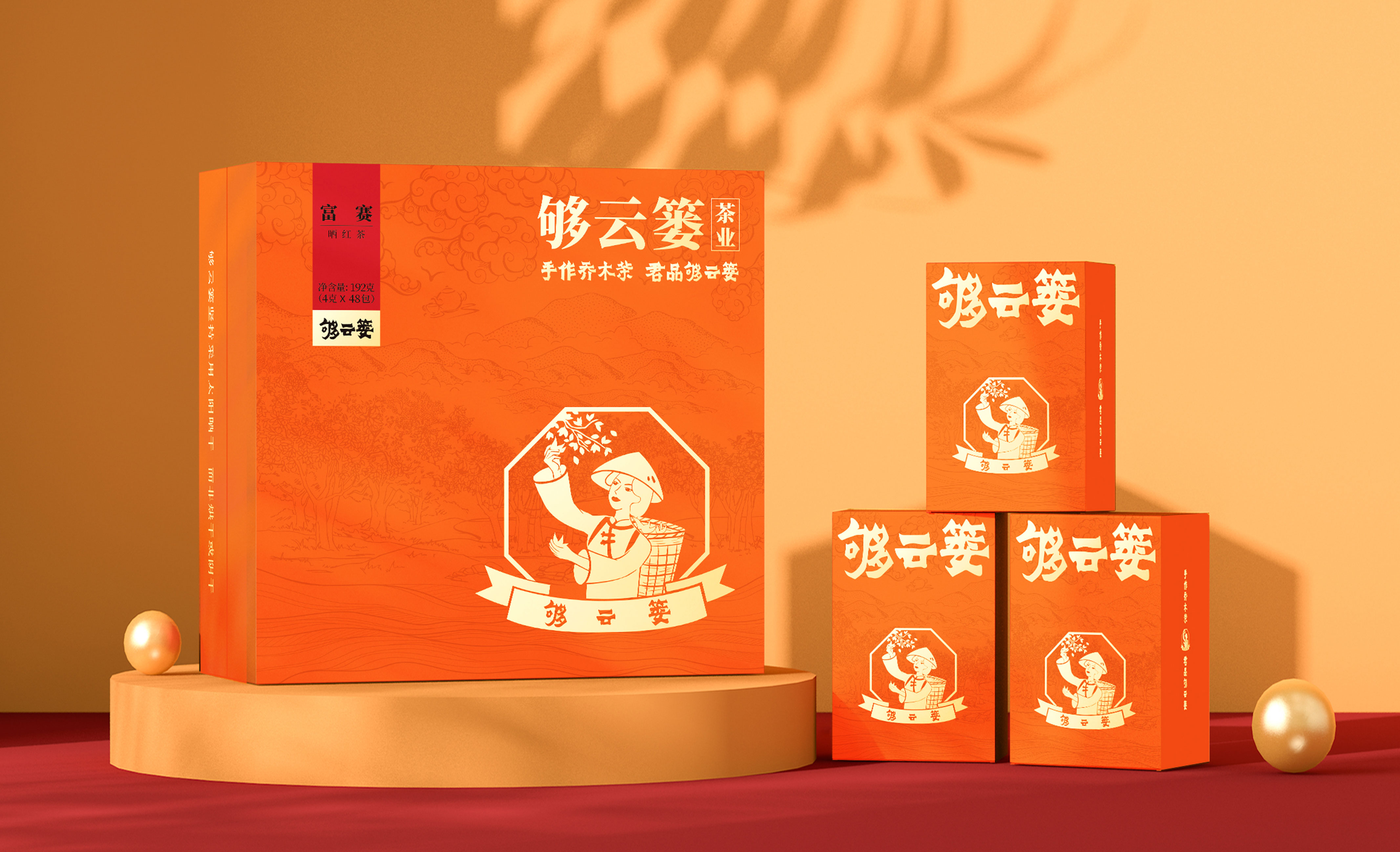 够云篓茶叶礼盒包装设计案例